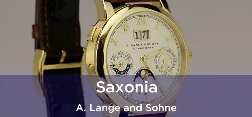  Saxonia A. Lange and Sohne